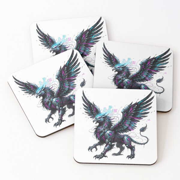 Item preview, Majestic Geometric Griffin: Mythical Stained Glass Masterpiece designed and sold by MartinxMarie.