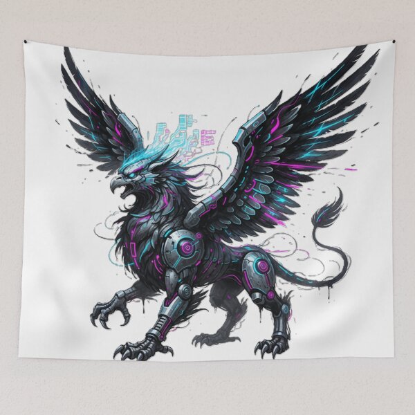 Item preview, Majestic Geometric Griffin: Mythical Stained Glass Masterpiece designed and sold by MartinxMarie.