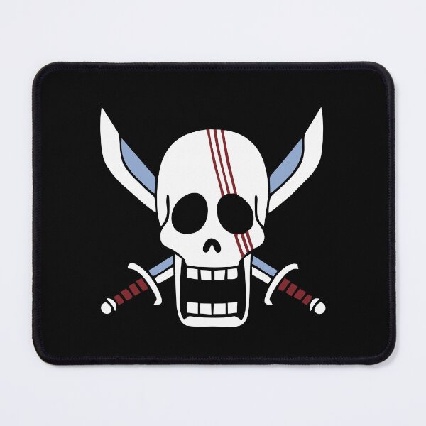 Item preview, shank red haired pirates jolly roger flag white designed and sold by jeriney.