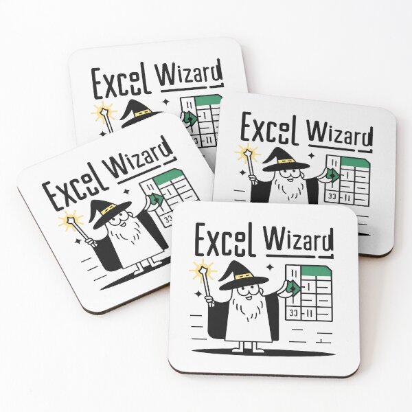 Item preview, excel wizard funny accountant bookkeepers gift designed and sold by FurRealStudioCo.