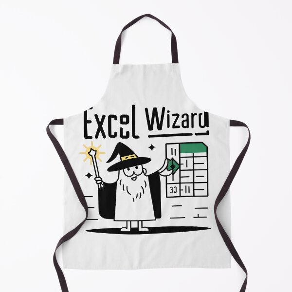 Item preview, excel wizard funny accountant bookkeepers gift designed and sold by FurRealStudioCo.