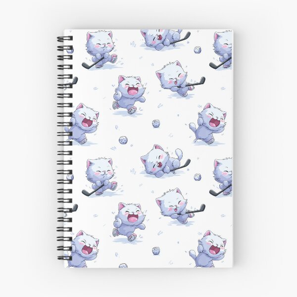 Item preview, Funny Ice Hockey Cat  – Playful Slipping Cats   | Cat Lover | Sport | Ice Hockey | Gift idea  designed and sold by VieUnique.