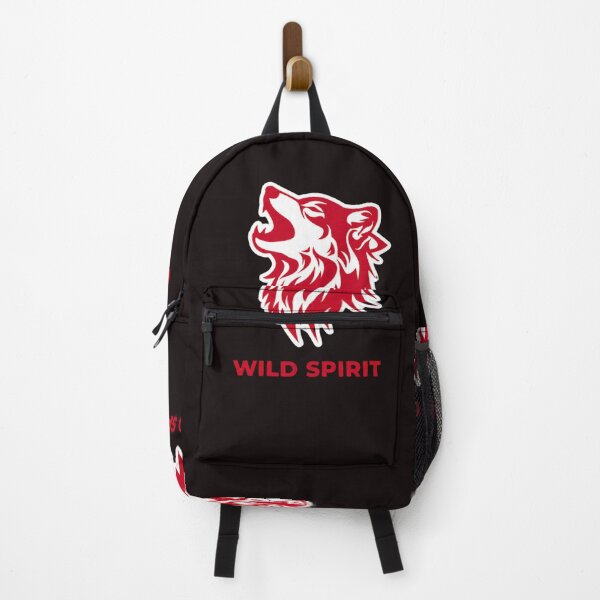 Item preview, Wild Spirit: Crimson Wolf Mascot designed and sold by RizziesDesign.
