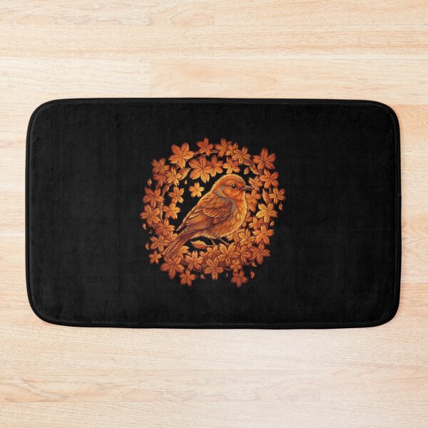 Item preview, Autumn Maple Leaves Bird designed and sold by GrinReaperGoods.