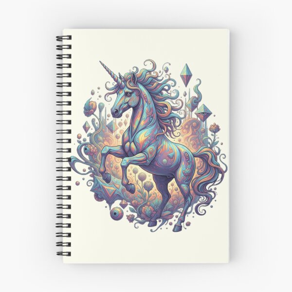 Item preview, Majestic Psychedelic Unicorn: A Vibrant Cosmic Statement designed and sold by MartinxMarie.