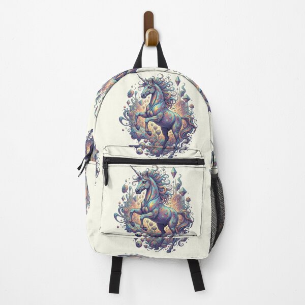 Item preview, Majestic Psychedelic Unicorn: A Vibrant Cosmic Statement designed and sold by MartinxMarie.