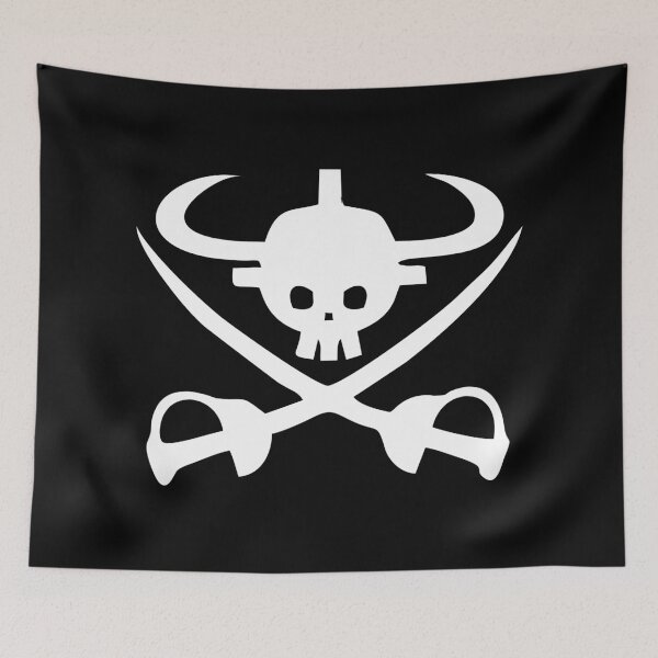 Item preview, warrior  new giants pirates jolly roger flag designed and sold by jeriney.