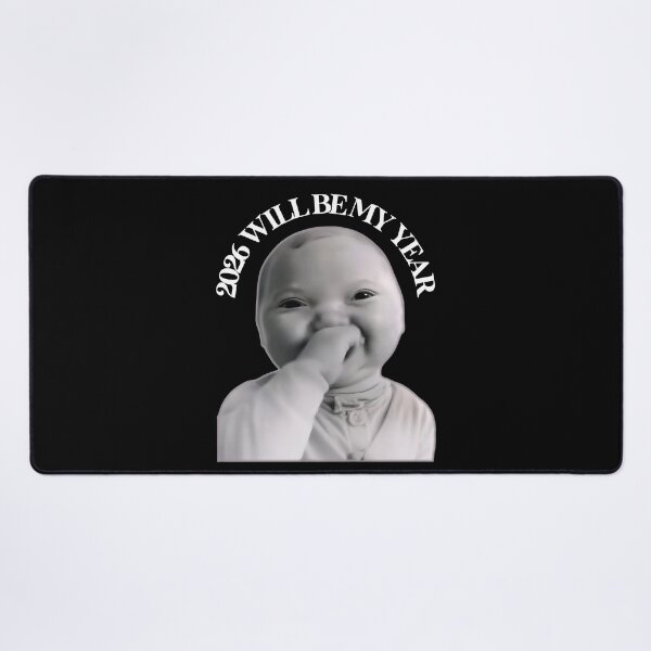 Item preview, 2026 Will Be My Year AI Baby Meme designed and sold by gear-posters.