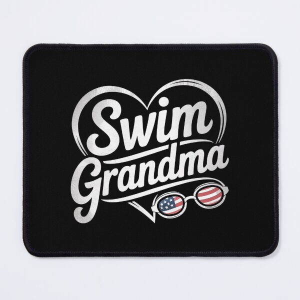 Item preview, Funny Swimming Swim Grandma USA Flag designed and sold by VerseFarm.