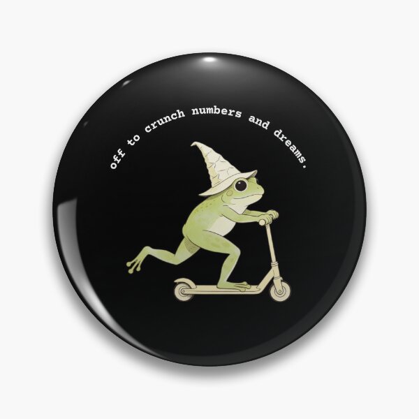 Item preview, Whimsical Frog Wizard on Scooter – Cute Accounting Student Design designed and sold by MotivaChic.