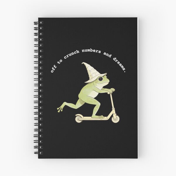 Item preview, Whimsical Frog Wizard on Scooter – Cute Accounting Student Design designed and sold by MotivaChic.