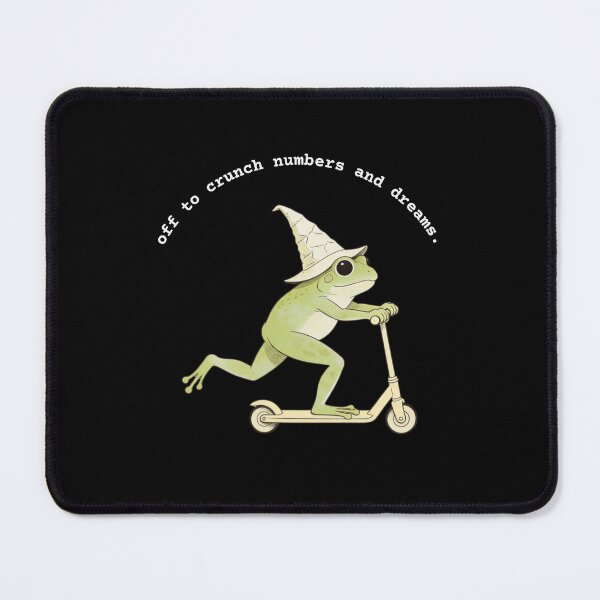 Item preview, Whimsical Frog Wizard on Scooter – Cute Accounting Student Design designed and sold by MotivaChic.