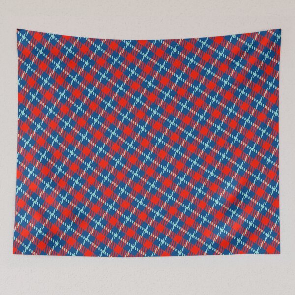 Item preview, Red Tartan Grid Plaid - Abstract Geometric Shape Pattern  - Gifts For Girls designed and sold by RoyalStarsPatts.