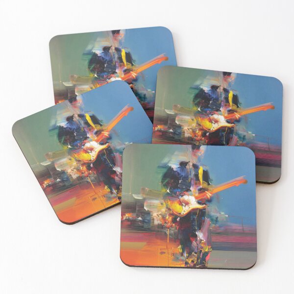 Item preview, Colorful Electric Guitarist in Motion designed and sold by lautir.
