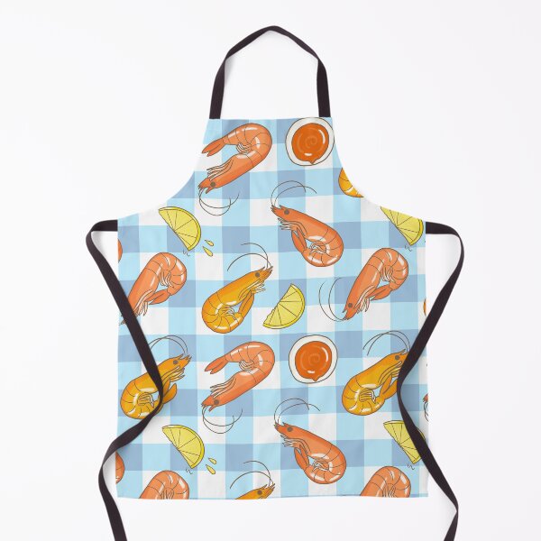 Item preview, Prawns and cocktail sauce (blue) designed and sold by HarunaMcDesigns.
