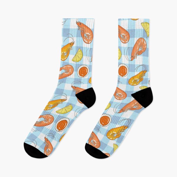 Item preview, Prawns and cocktail sauce (blue) designed and sold by HarunaMcDesigns.