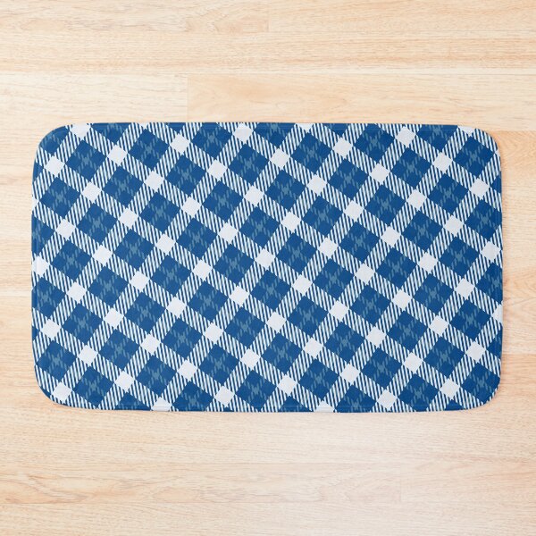 Item preview, Blue Gingham Plaid  - Abstract Geometric Shape Pattern  - Gifts For Guys designed and sold by RoyalStarsPatts.
