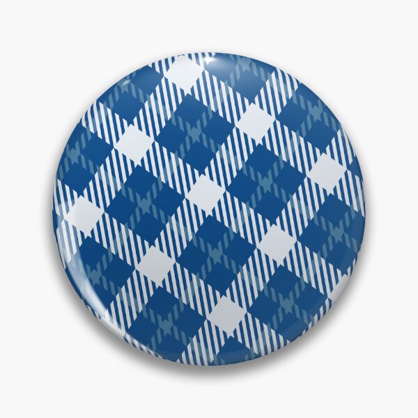 Item preview, Blue Gingham Plaid  - Abstract Geometric Shape Pattern  - Gifts For Guys designed and sold by RoyalStarsPatts.