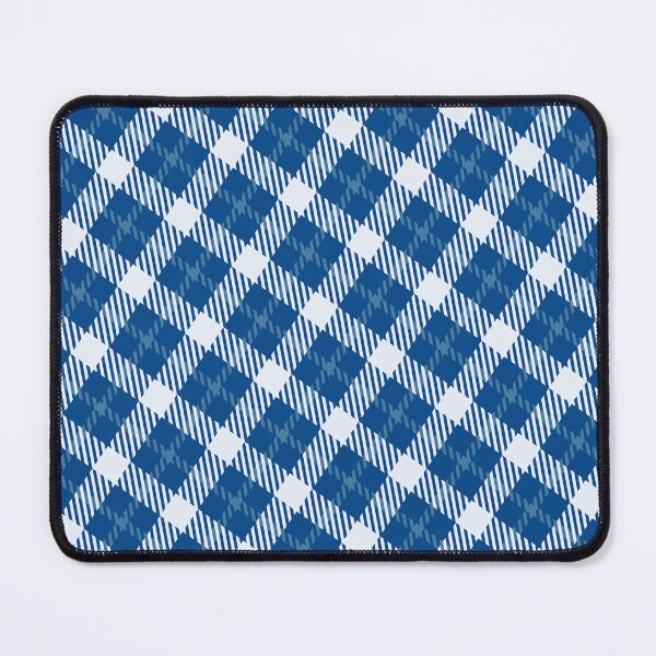 Item preview, Blue Gingham Plaid  - Abstract Geometric Shape Pattern  - Gifts For Guys designed and sold by RoyalStarsPatts.