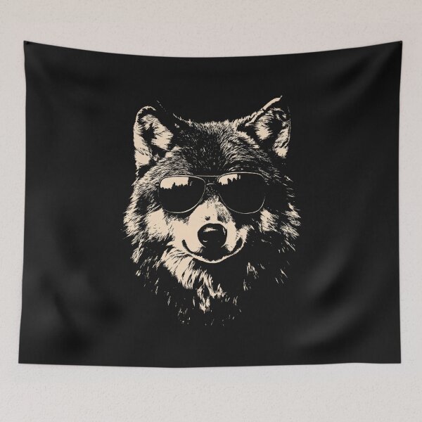 Item preview, Funny Wolf Cool Rock and Roll Graphic for men wolves lover designed and sold by GreggRoss.