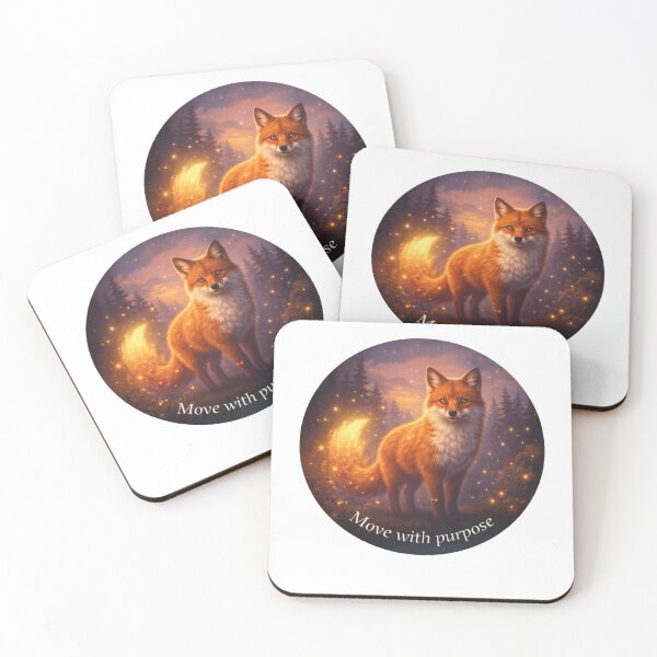 Item preview, Move With Purpose – Wise Fox designed and sold by MIArt Studio.