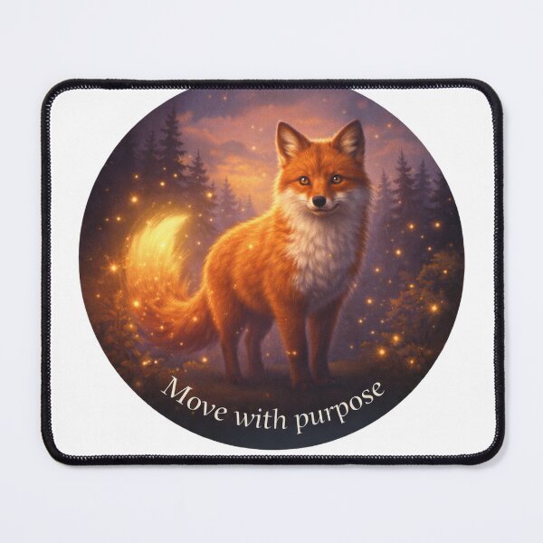 Item preview, Move With Purpose – Wise Fox designed and sold by MIArt Studio.