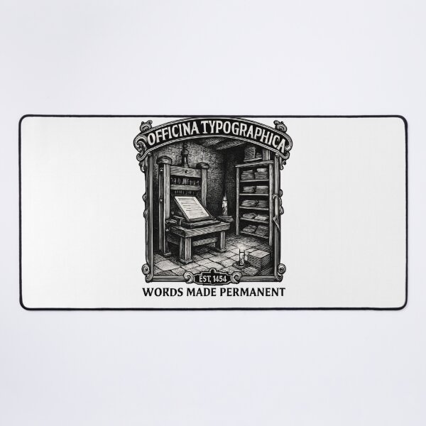Item preview, Dark Academia Aesthetic-Typographica EST 1454 designed and sold by w66aboo.