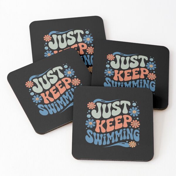 Item preview, Groovy Summer Swim Lover Just Keep Swimming designed and sold by VerseFarm.