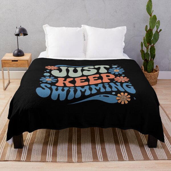 Item preview, Groovy Summer Swim Lover Just Keep Swimming designed and sold by VerseFarm.
