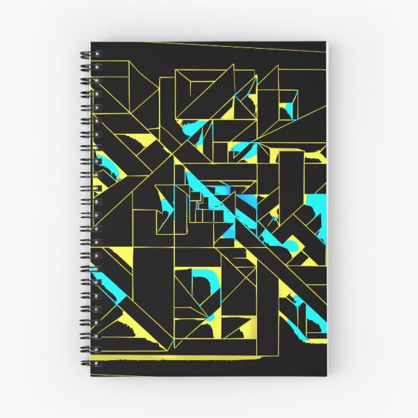 Item preview, Geometric Labyrinth YlwBl designed and sold by UrbanPrts.