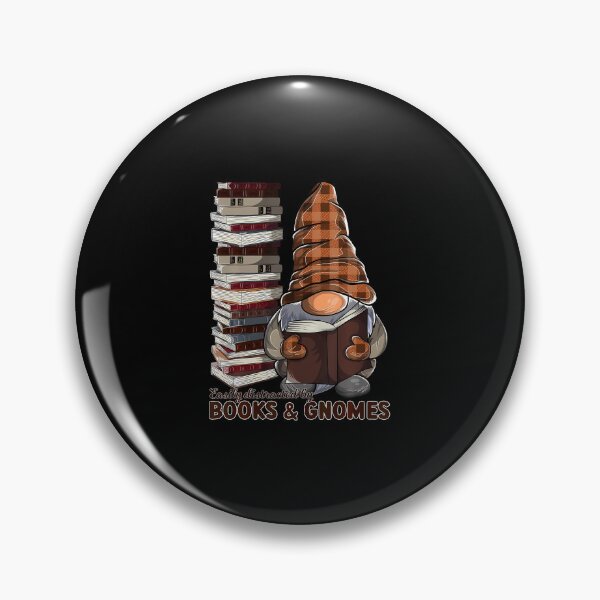Item preview, Easily Distracted By Books And Gnomes Reading Lover designed and sold by keatnybolho.