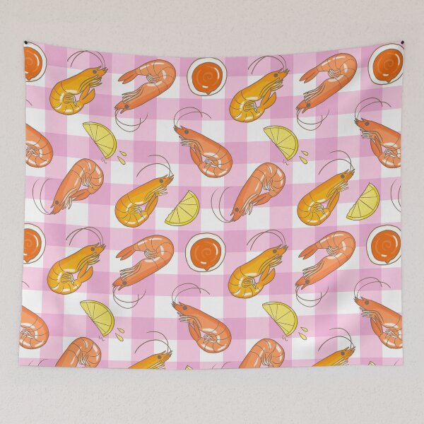 Item preview, Prawns and cocktail sauce (pink) designed and sold by HarunaMcDesigns.