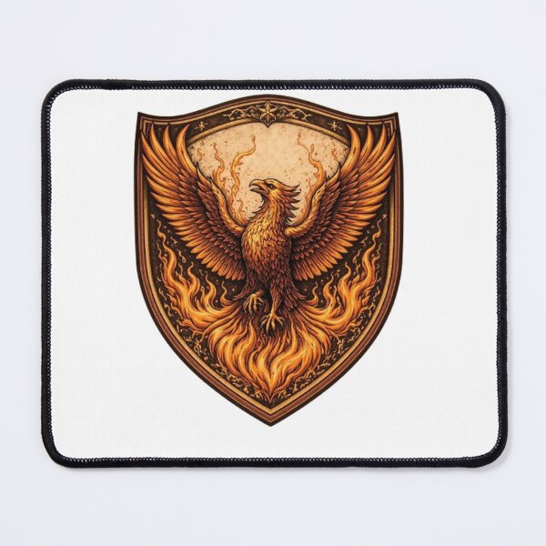 Item preview, Phoenix Vintage Seal – Symbol of Rebirth designed and sold by PawsGiggles.