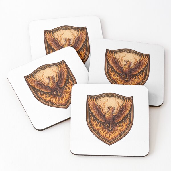 Item preview, Phoenix Vintage Seal – Symbol of Rebirth designed and sold by PawsGiggles.