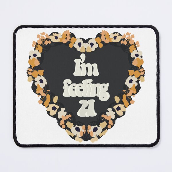 Item preview, I'm Feeling 21 Love Heart Birthday Cake designed and sold by FreeOrca.