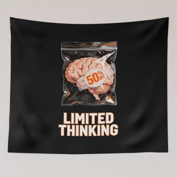 Item preview, LIMITED THINKING designed and sold by CriticalCult.