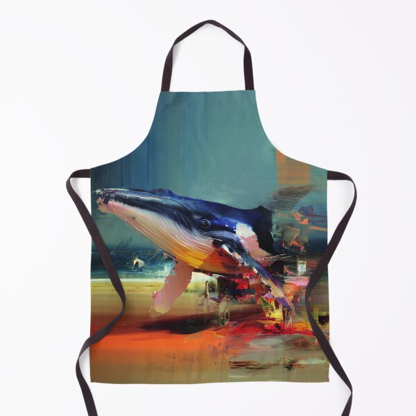 Item preview, Abstract Whale in Vibrant Colors designed and sold by lautir.