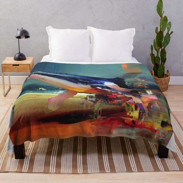 Item preview, Abstract Whale in Vibrant Colors designed and sold by lautir.