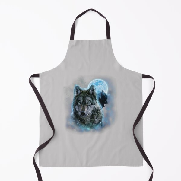 Item preview, Grey Wolf Hunting Ground ICY Moon wolves Forest Nature Galaxy designed and sold by FrankIsabel.