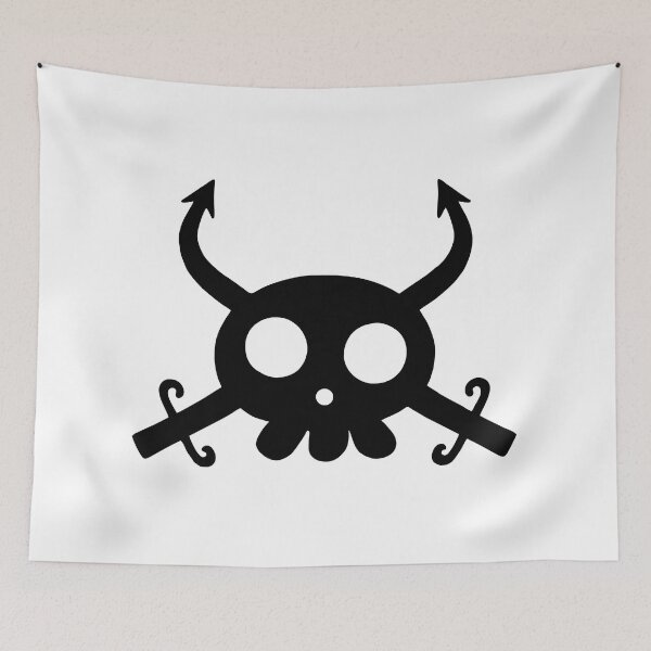 Item preview, queen of emporio ivankov kamabakka pirates jolly roger flag designed and sold by jeriney.