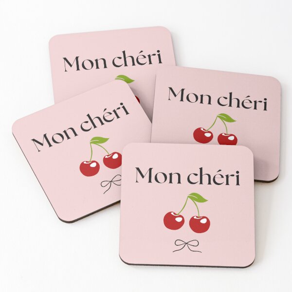 Item preview, Mon cheri aesthetic poster designed and sold by MayaMuntiian.