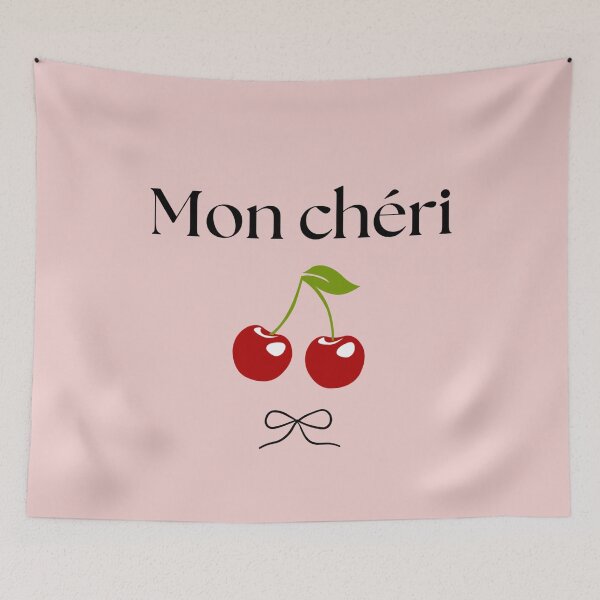 Item preview, Mon cheri aesthetic poster designed and sold by MayaMuntiian.