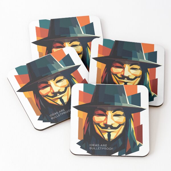 Item preview, Ideas Are Bulletproof – Modern Geometric Resistance Art designed and sold by Glyph Lab.