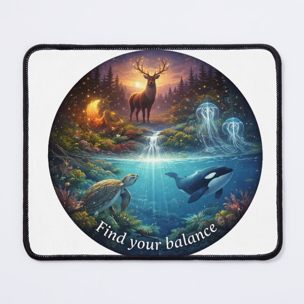 Item preview, Find Your Balance – Nature Harmony designed and sold by MIArt Studio.