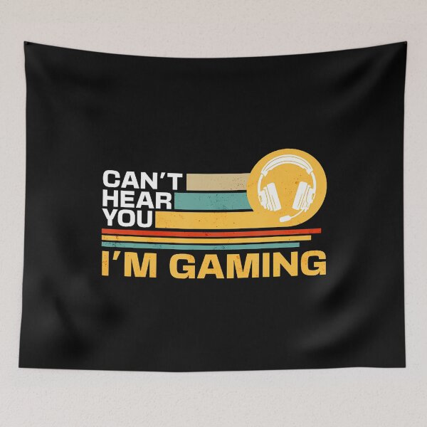 Item preview, Funny Gamer Can't Hear You I'M Gaming Headset Video Games designed and sold by keatnybolho.