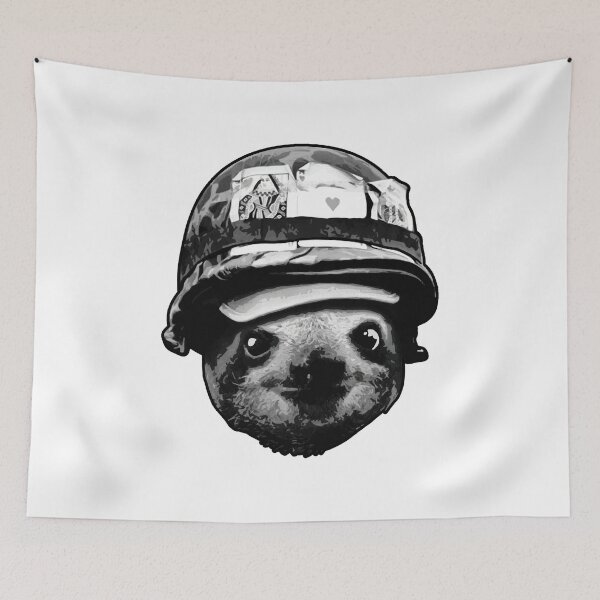 Item preview, Sloth Soldier designed and sold by Silurostudio.