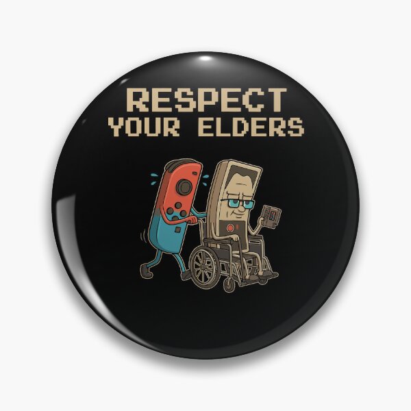 Item preview, Video Game Respect Your Elders Retro 80 90s Old Gamer Gaming designed and sold by pansak.