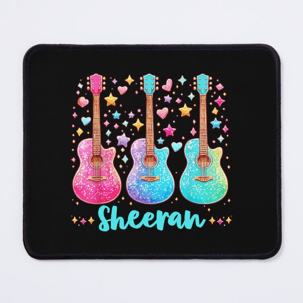 Item preview, Ed Sheeran First Name Personalized Groovy 80's Pink designed and sold by dimitrescu269.