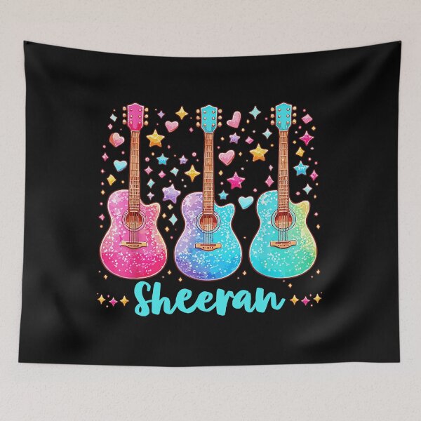 Item preview, Ed Sheeran First Name Personalized Groovy 80's Pink  designed and sold by dimitrescu269.