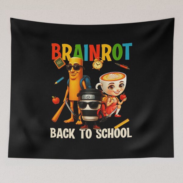 Item preview, Students Brainrot Backpack Back To School  designed and sold by Akiraaa33.